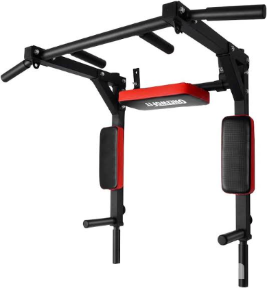 Wall mounted chin up & push up bar stand